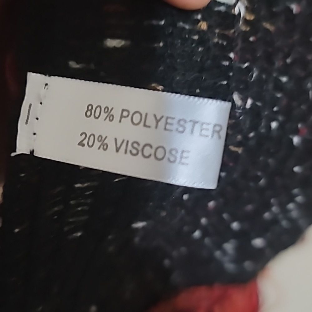 Fringe Shawl Multicolored Open Front Sleeveless S… - image 8